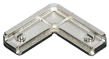 Ferrure d’assemblage d’angle, pour profilé de cadre en aluminium, 2 vis