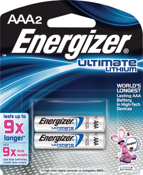 Pile Energizer E2 Ultimate, lithium, format AAA, 1,5 V