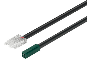 Câble d’alimentation, Häfele Loox5 pour bande lumineuse DEL RVB 10 mm (3/8), 12 v, AWG 20