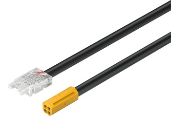 Câble d’alimentation, Häfele Loox5 pour bande lumineuse DEL RVB 10 mm (3/8), 12 v, AWG 20